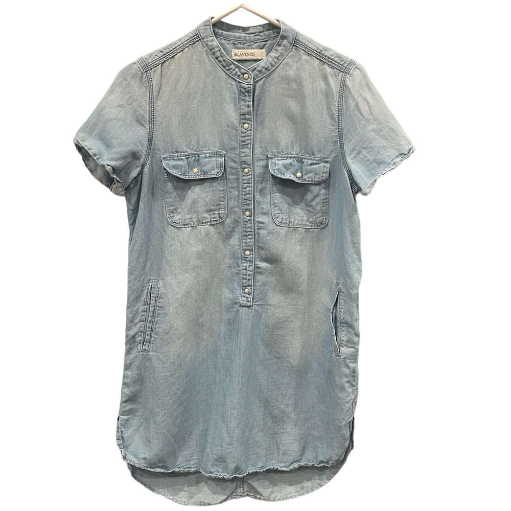 Blank NYC Jean Dress with Pearl Snaps